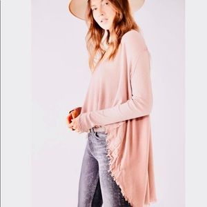 NWOT Free People We the Free Long sleeve tee small